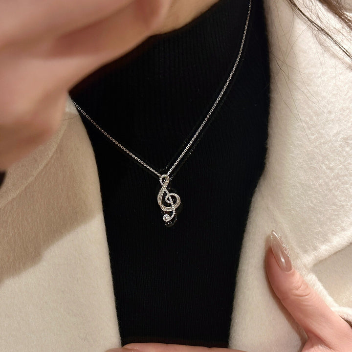 Jumping Note Necklace