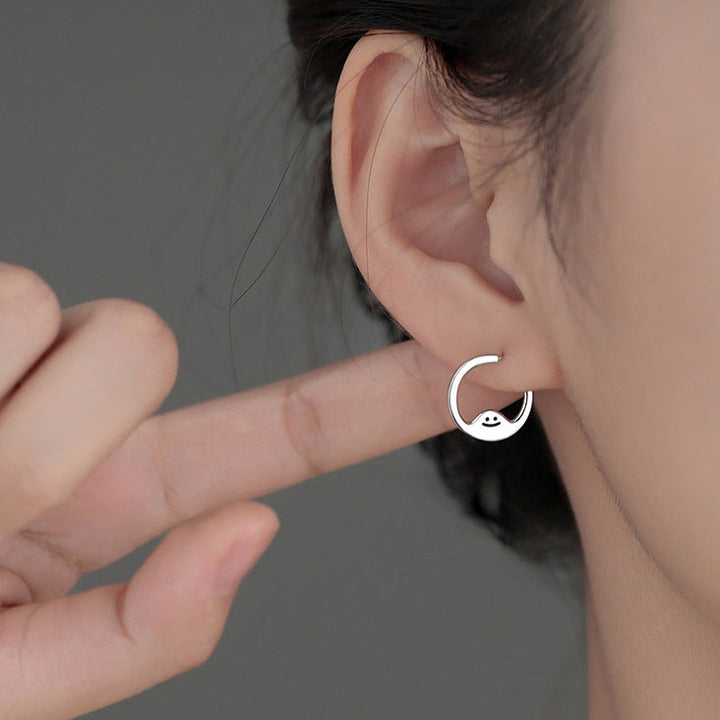 Mini Smile Earrings