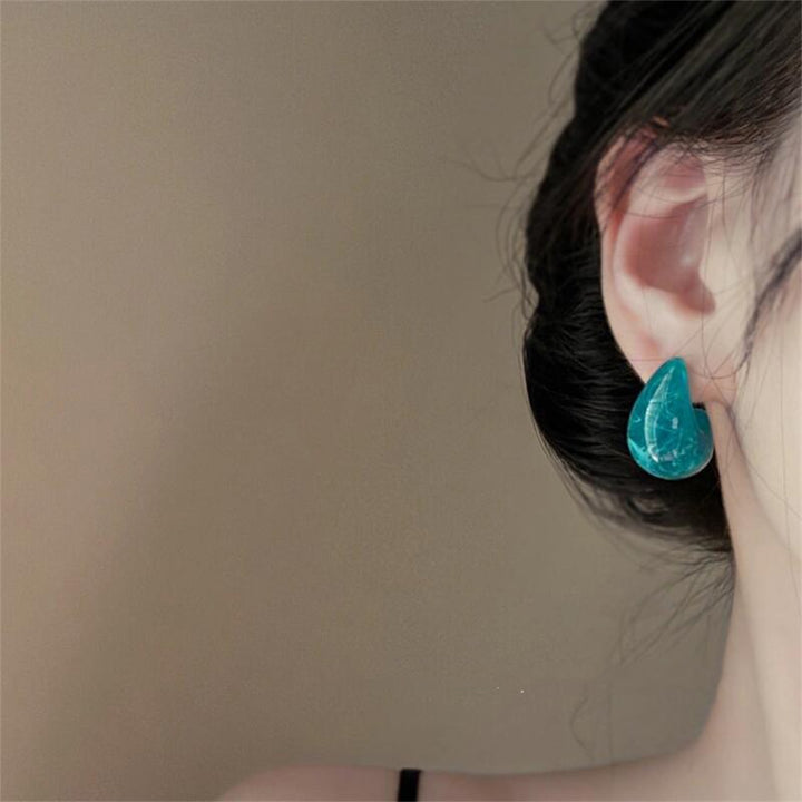 Vintage Acrylic Drop Earrings