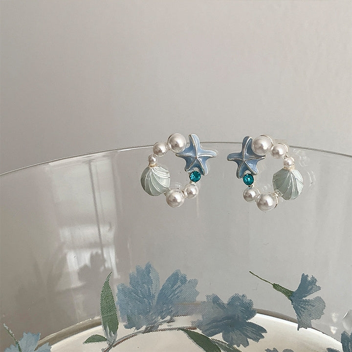 Pearl and Shell Earrings