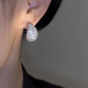 Micro Zirconia Drop Earrings