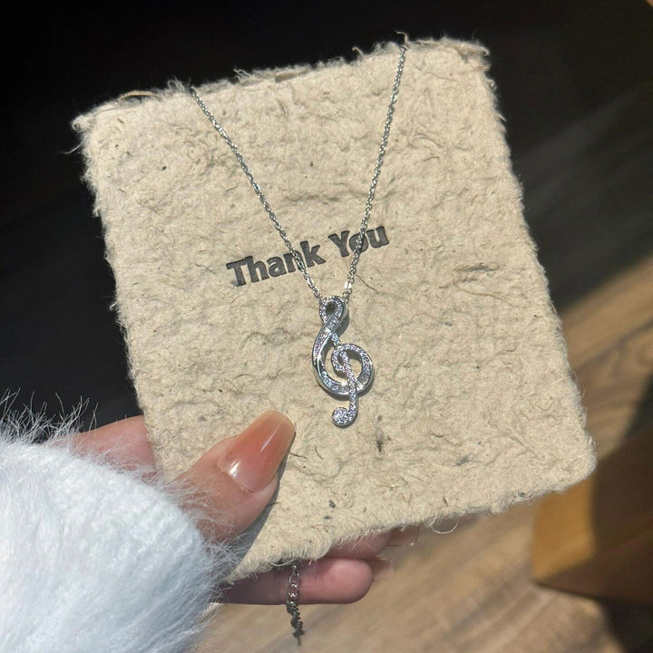 Jumping Note Necklace