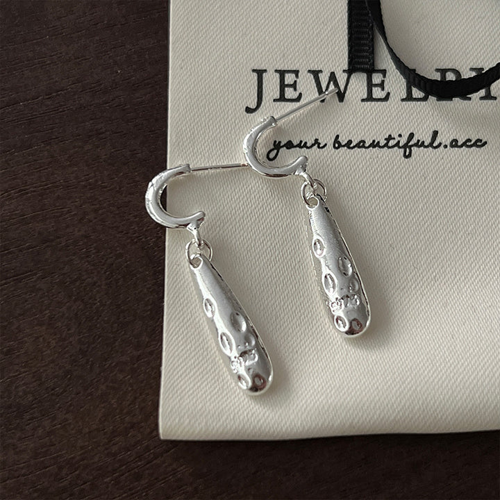 Meteorite Textured Earrings
