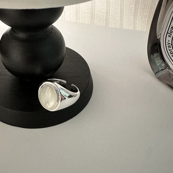 S925 Sterling Silver Pinctada Albina Ring