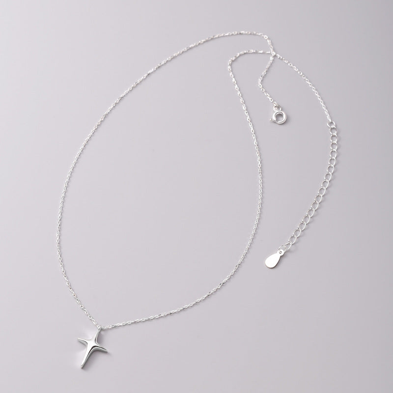 Minimalist Sterling Silver Cross Necklace