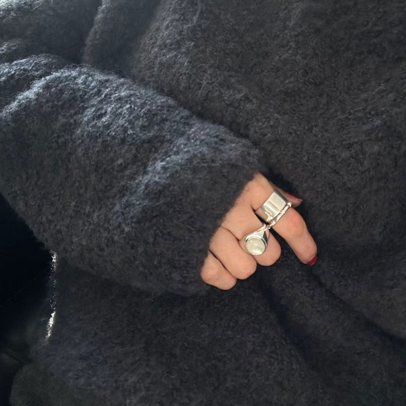 S925 Sterling Silver Pinctada Albina Ring