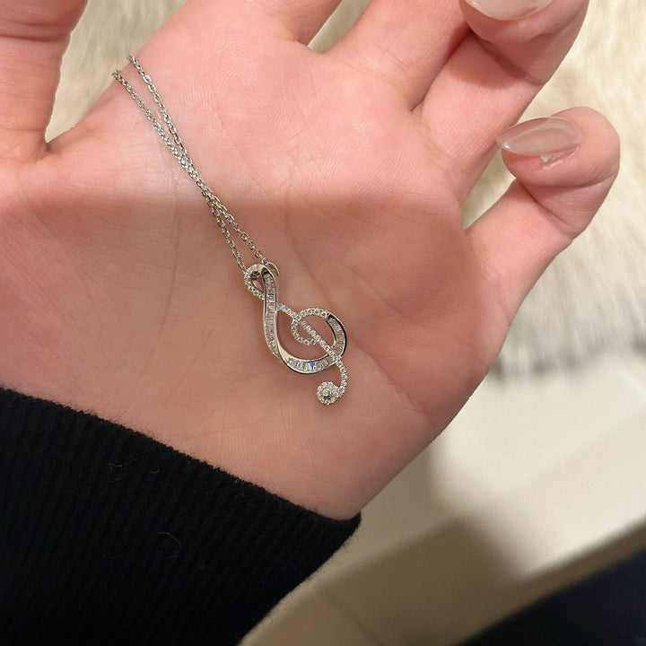 Jumping Note Necklace