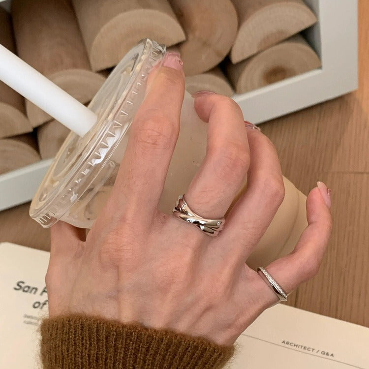 Three Rings of Stars Ring