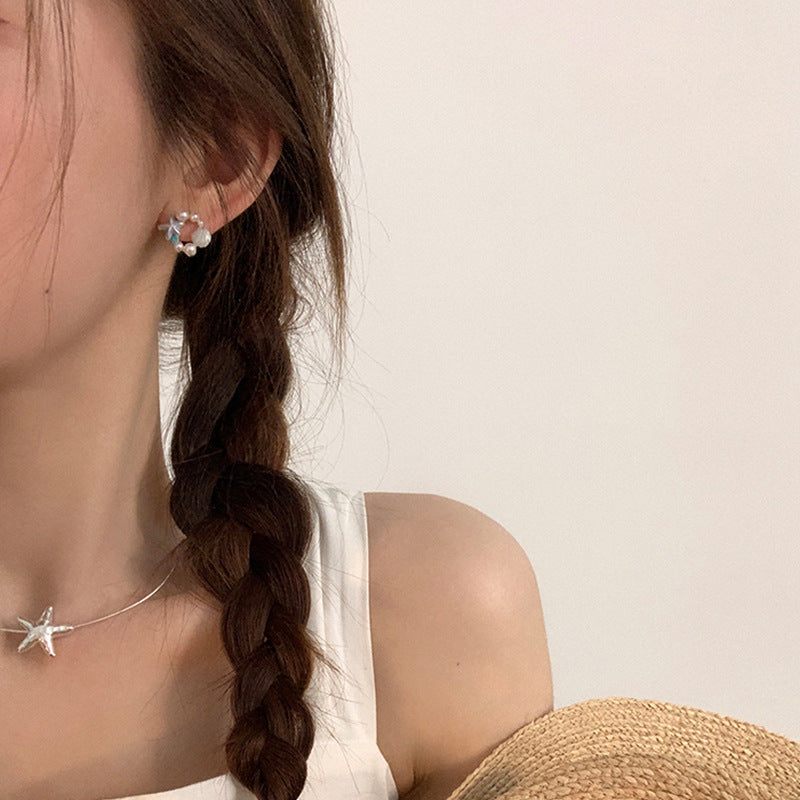 Pearl and Shell Earrings
