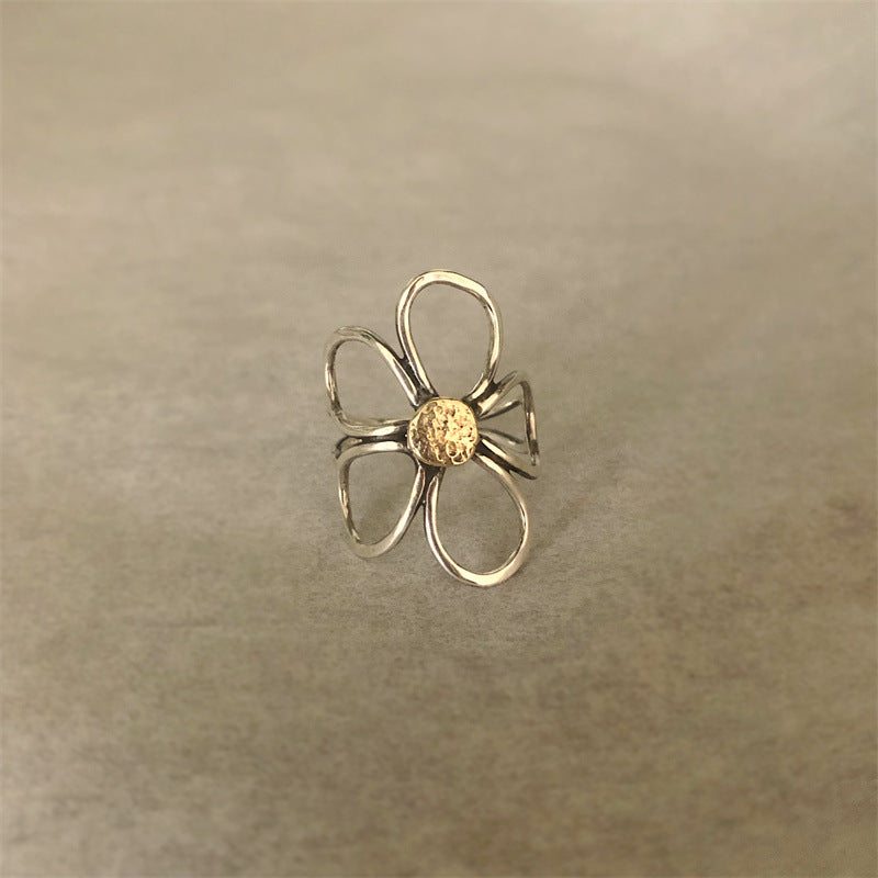 Flower Line Ring