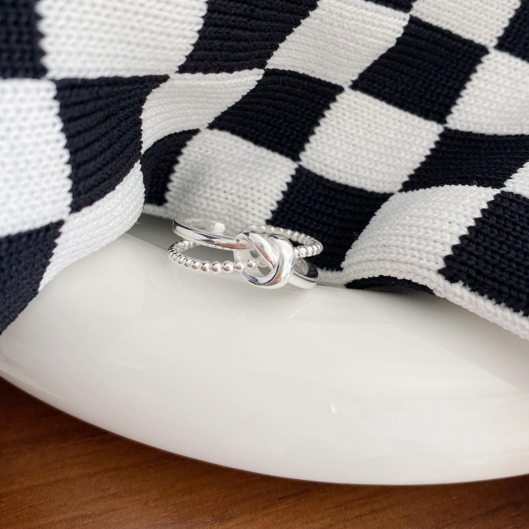 Personalized Knotted Adjustable Ring