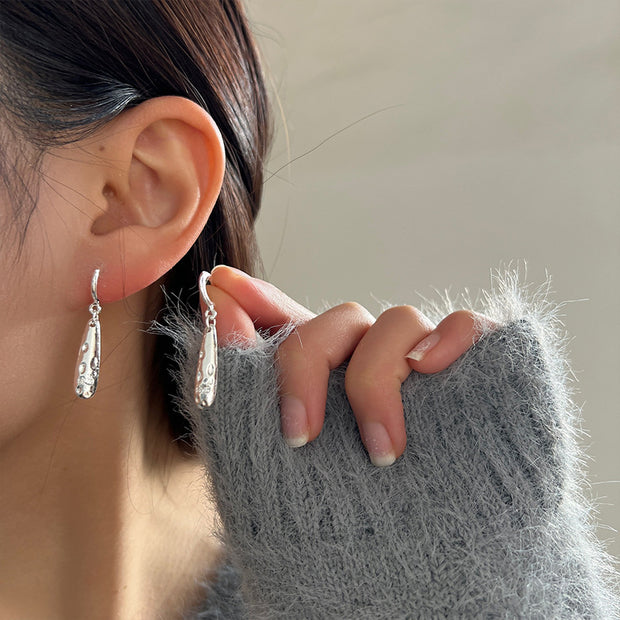 Meteorite Textured Earrings