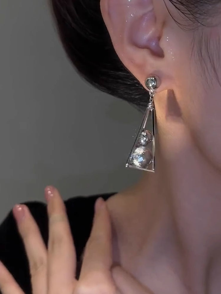 Triangle Geometric Earrings