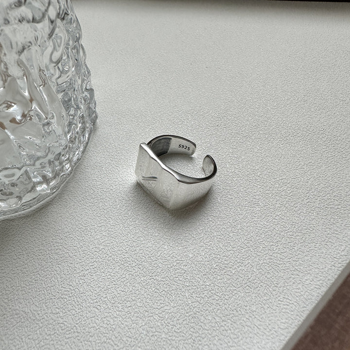 Designer Textured Adjustable Ring