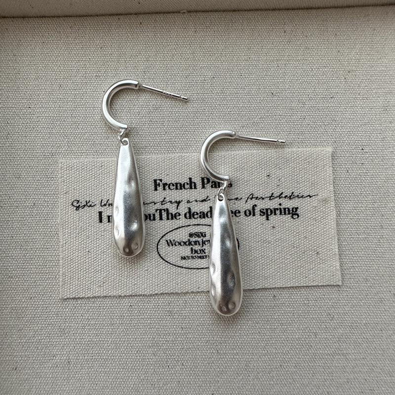 Meteorite Textured Earrings