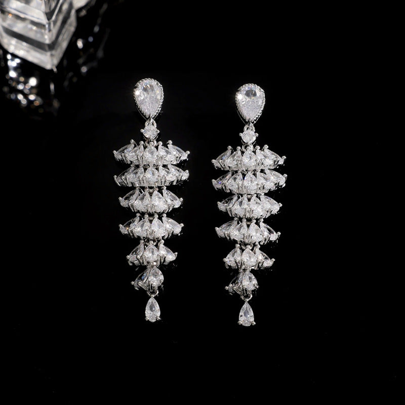 Scalloped Skirt Earrings