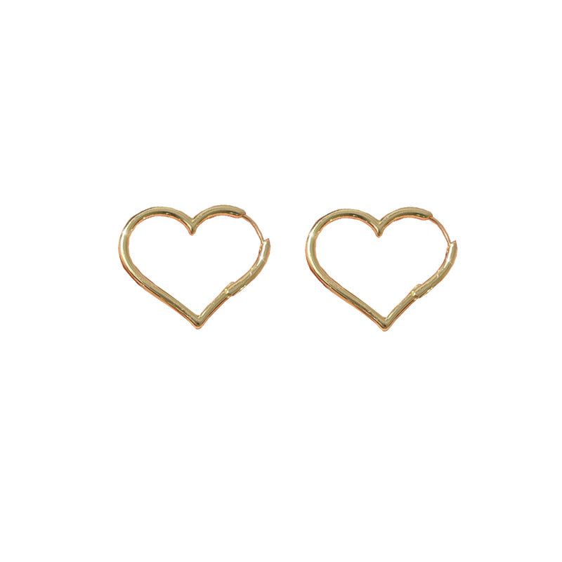 Simple Heart-Shaped Earrings