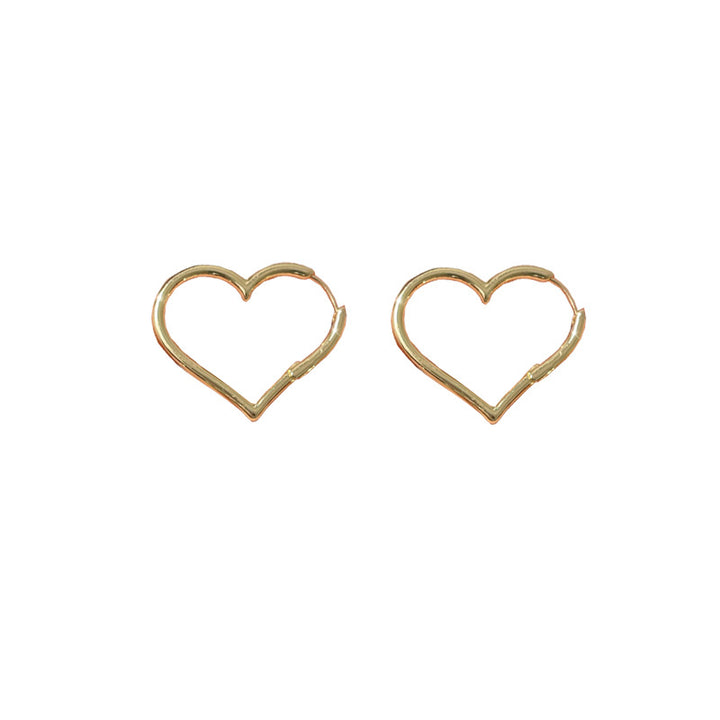 Simple Heart-Shaped Earrings