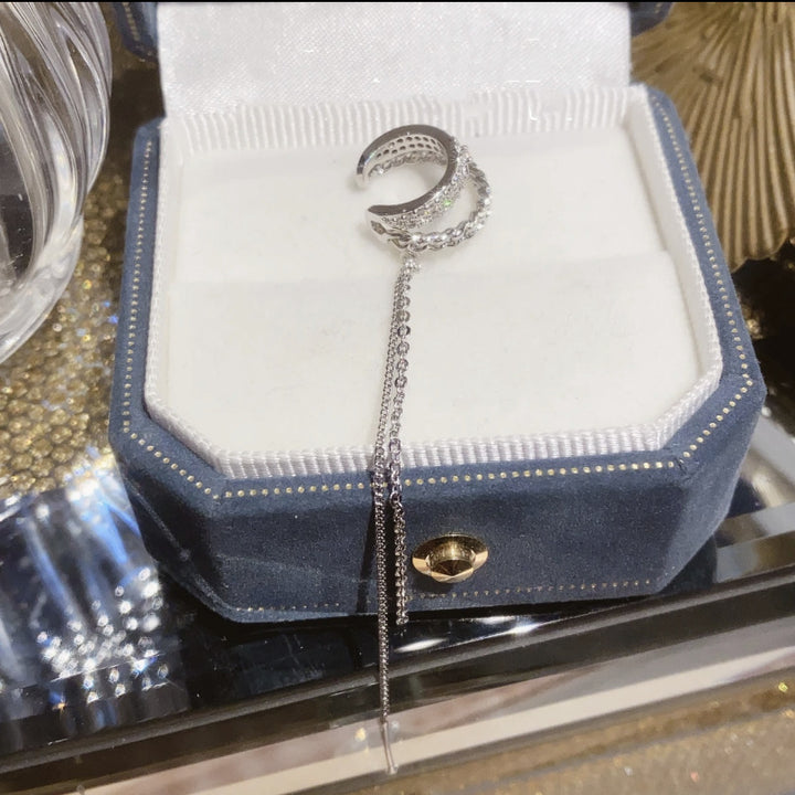 Double-layer Ear Threader Ear Cuff