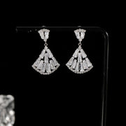 Zirconia Skirt Earrings