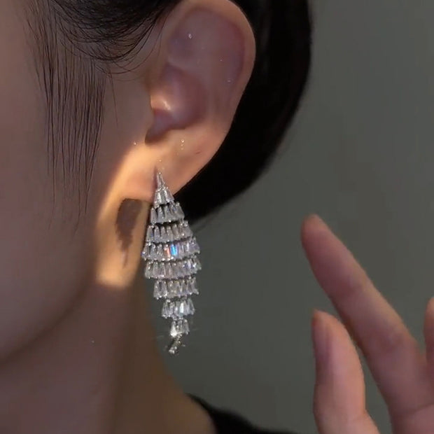 Elegant Zirconia Earrings