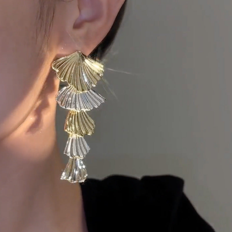 Almond Leaf Earrings