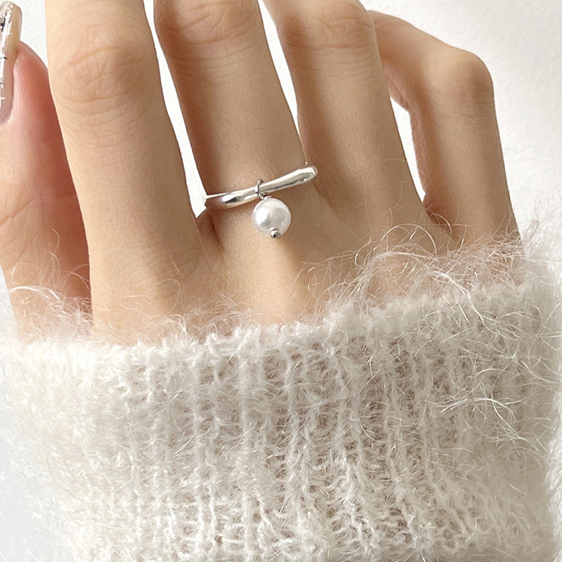 Pearl Pendant Ring