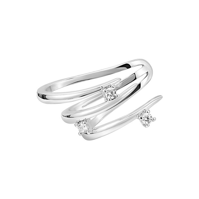 Minimal Crystal Ear Cuff