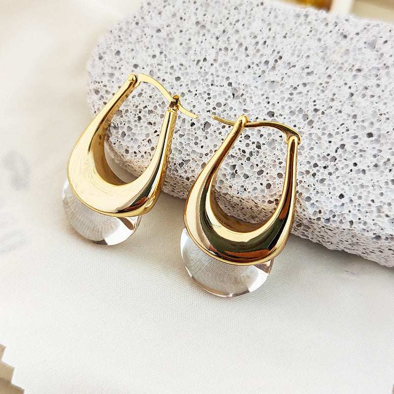Resin Drop Earrings