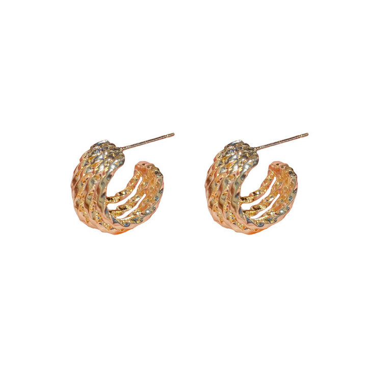 Vintage Twist Multi-Layer Earrings