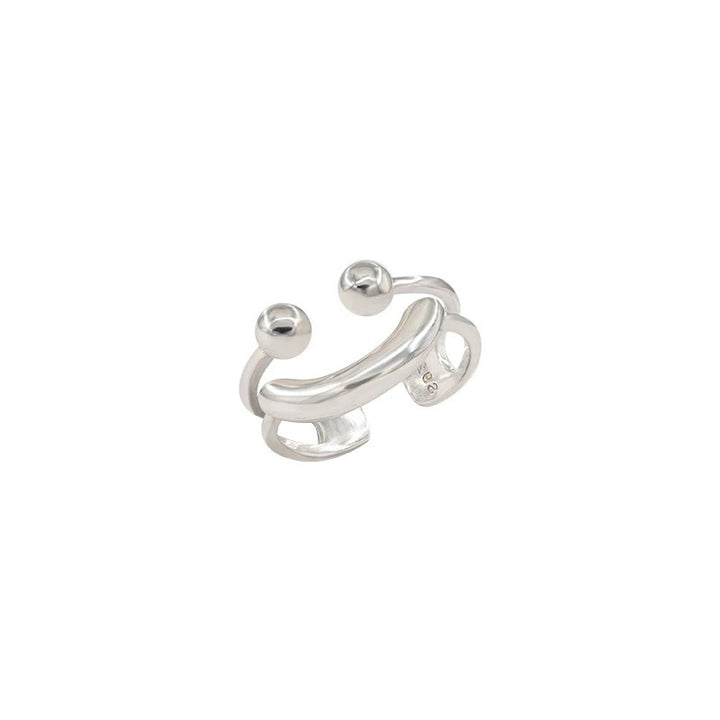 Smiley Face Sterling Silver Ring
