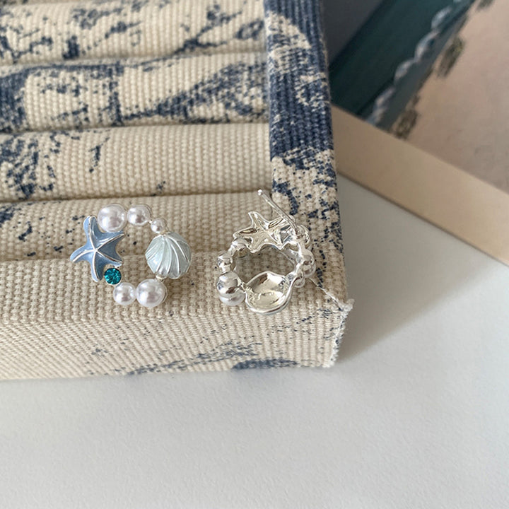 Pearl and Shell Earrings