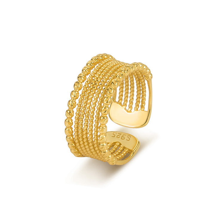 Braided Twist Open Ring