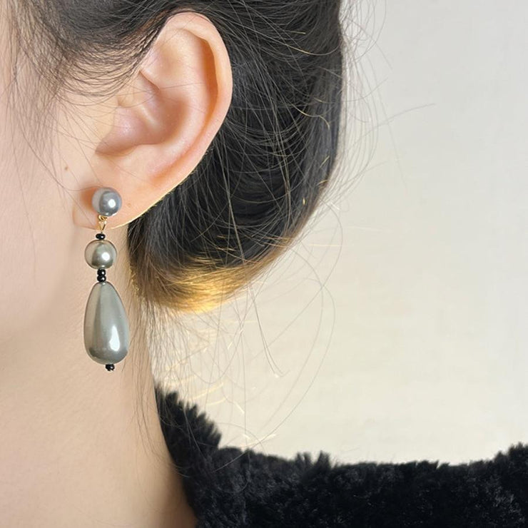 Elegant Pearl Drop Earrings