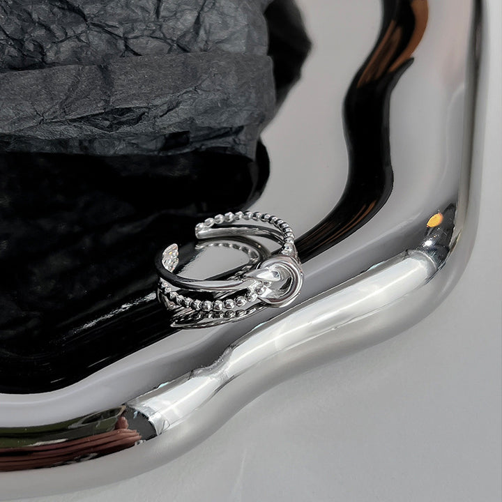 Personalized Knotted Adjustable Ring
