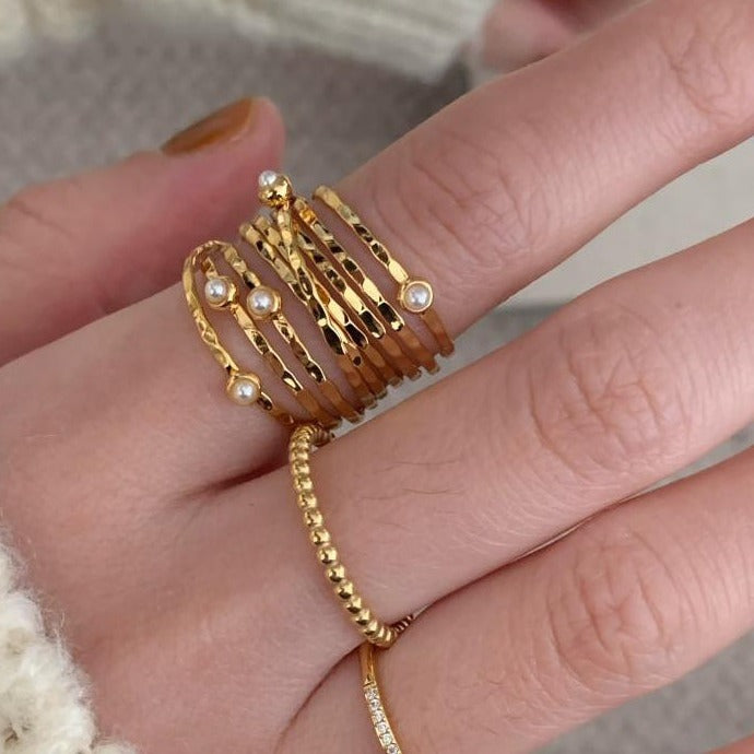 Multi-Layered Gold Ring