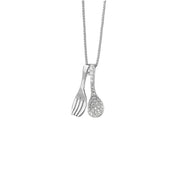 Sterling Silver Spoon Necklace