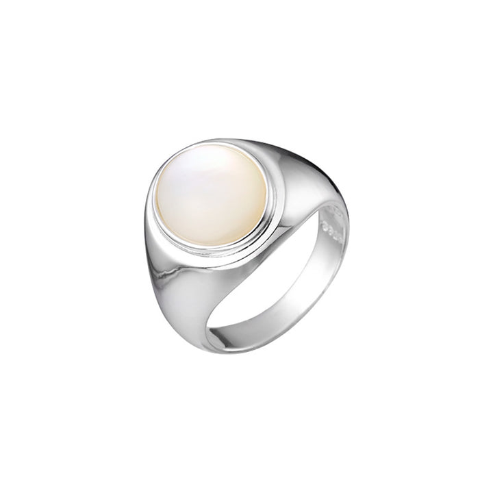 S925 Sterling Silver Pinctada Albina Ring