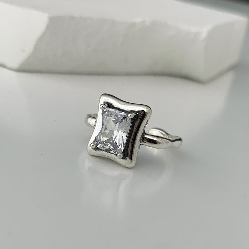 Irregular Zirconia Ring