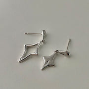 Asymmetrical Quadrangle Earrings