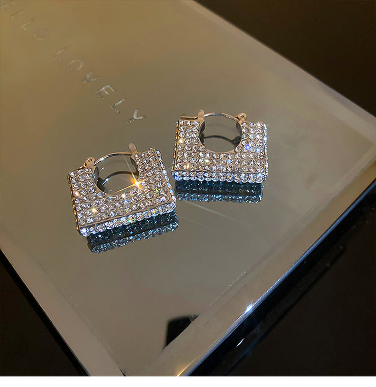 Full Diamond Small Tote Earrings