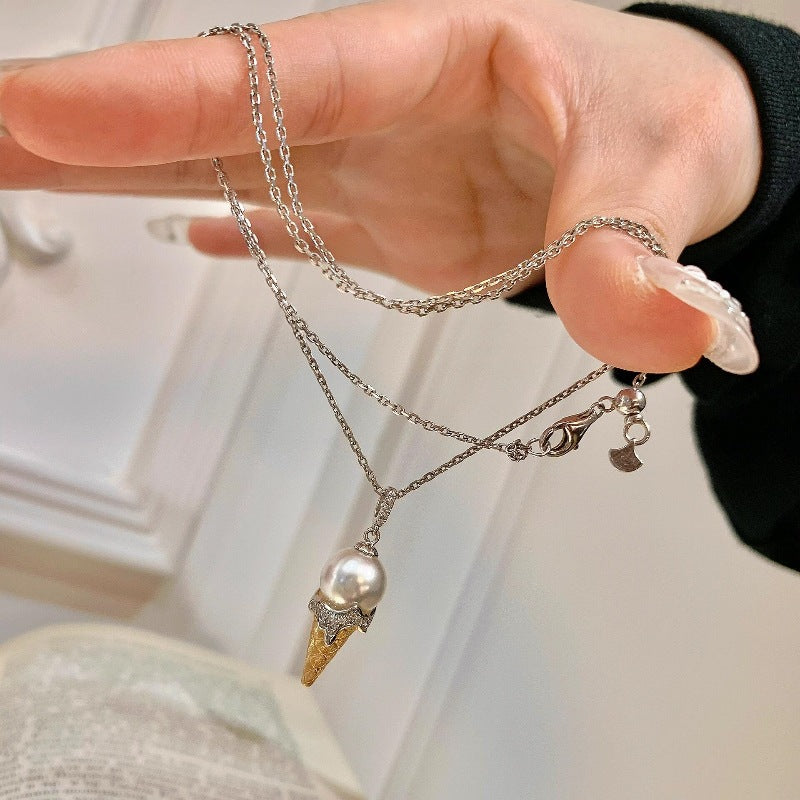 Pearl Ice Cream Necklace