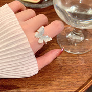 Ice Blue Butterfly Ring