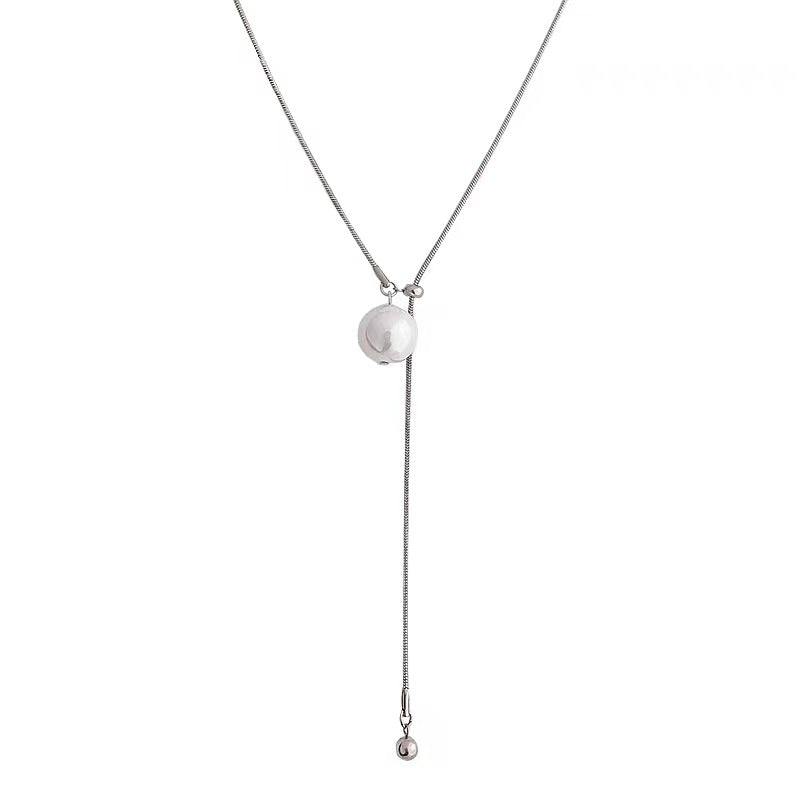 Pearl Adjustable Long Necklace