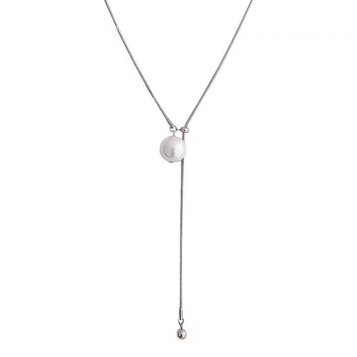 Pearl Adjustable Long Necklace