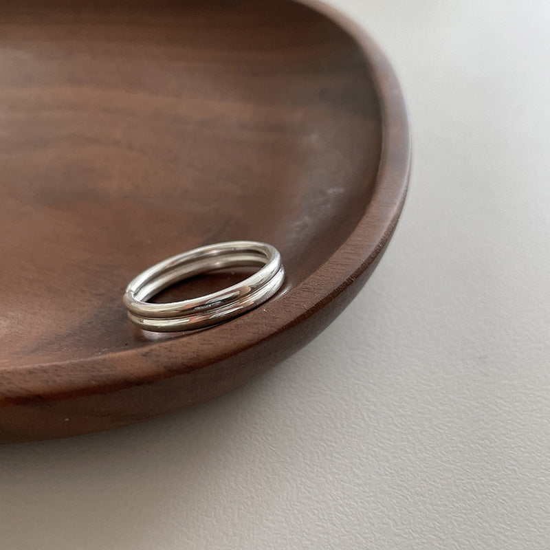 Asymmetrical Pearl Ring