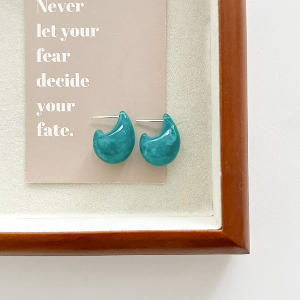 Vintage Acrylic Drop Earrings