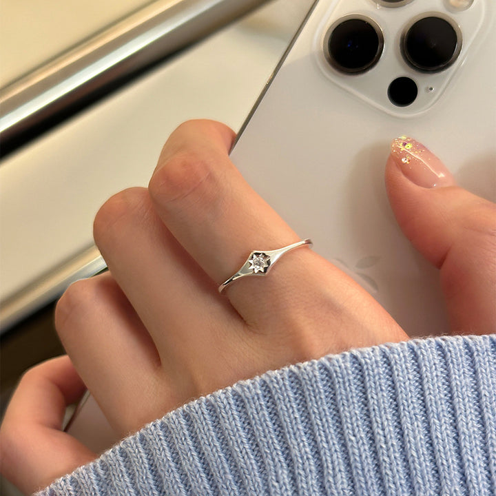 Sterling Silver Star Ring