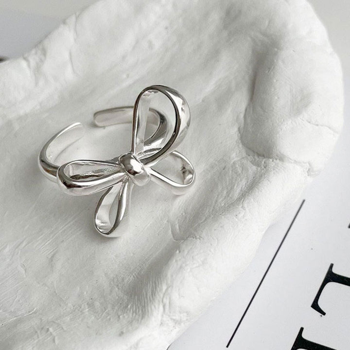 Sterling Silver Ribbon Ring