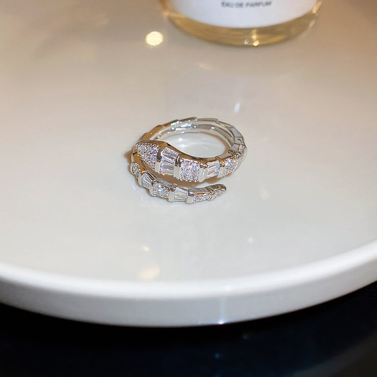 Snake Zirconia Ring